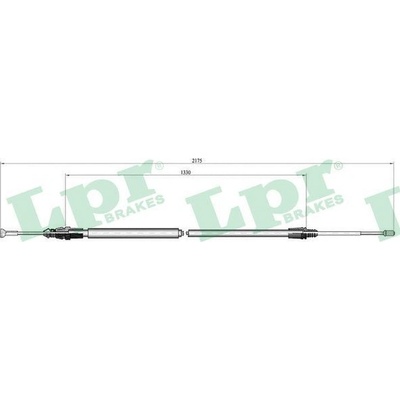 Ťažné lanko, parkovacia brzda LPR C0642B od 8,55 € - Heureka.sk