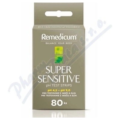 Remedicum pH testovacie prúžky 80 ks