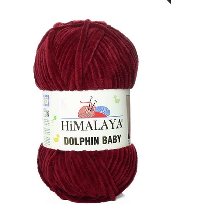 Himalaya Příze Dolphin Baby 80322 -vínová
