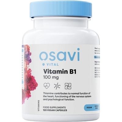 Osavi Vitamin B1 100 mg, 60 Vegan Capsules