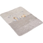 Cangaroo Бебешко одеяло Cangaroo - Softy Lovely day, 110 х 140 cm, сиво (111867) - baby
