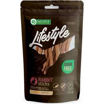 Pamlsok Natures P Lifestyle dog rabbit sticks 12 x 75 g