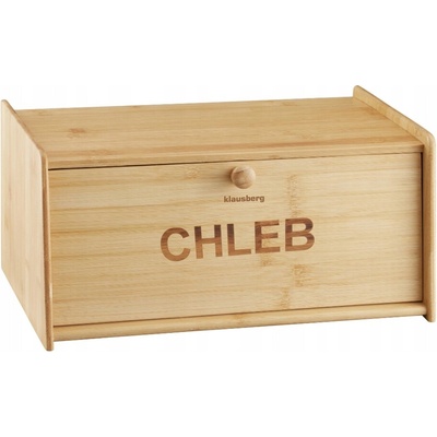 Bambusový chlebník s nápisem Chléb, 39,5 × 24,5 × 18 cm, Klausberg, KB-7934