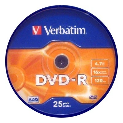 Verbatim 43667 4, 7 GB DVD-R 25 броя (43522)
