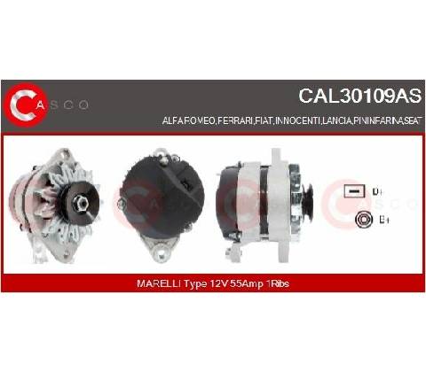 Generátor CASCO CAL30109AS