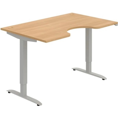 OFFICE PRO s.r.o. HOBIS ergo elektr.staviteľný stôl 140 cm, stand. ovláda. - MSE 2 1400, dub