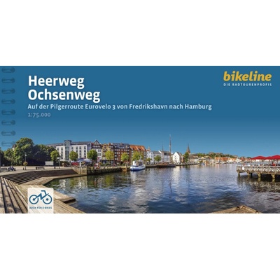 cykloprůvodce Heerweg, Ochsenweg 1:75 000 německy