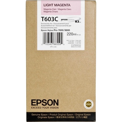Epson T603C Light Magenta - originálny