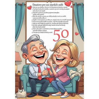 Desatoro na sex po 50 - originálny darček na 50 narodeniny