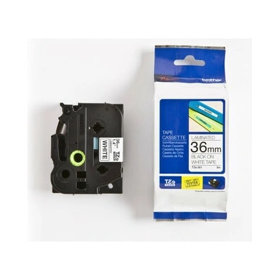 páska BROTHER TZ261 čierne písmo, biela páska Tape (36mm) (TZE261)