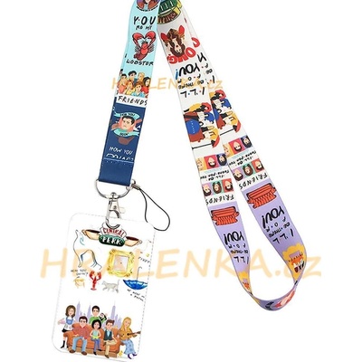 Šňůrka na krk 24205 s cedulkou Friends, Přátelé