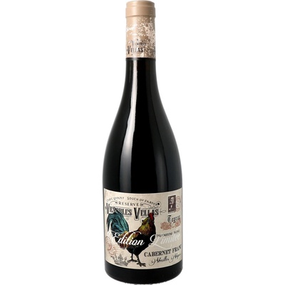 Vignobles Vellas Le Coq Cabernet Franc 15% 0,75 l (holá láhev)