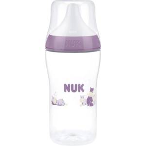 Nuk Шише със силиконов биберон NUK Perfect Match - 260 ml, размер M, Хипо, розово (10216324) - ozone