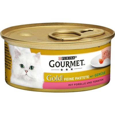 Gourmet Gold pstruh & paradajky 48 x 85 g