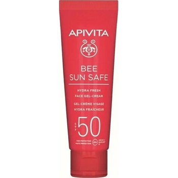 APIVITA Слънцезащитен хидратиращ крем за лице , Apivita Bee Sun Safe Hydra Fresh Face Gel Cream SPF50 50ml