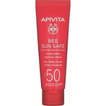 APIVITA Слънцезащитен хидратиращ крем за лице , Apivita Bee Sun Safe Hydra Fresh Face Gel Cream SPF50 50ml
