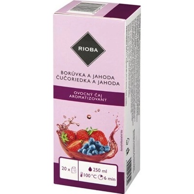 RIOBA Čaj čučoriedka jahoda 40 g