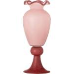Bloomingville Розова стъклена ваза (височина 34 cm) Frills - Bloomingville (82072623)