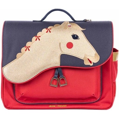 Jeune Premier It Bag Midi Saddle Bag červená