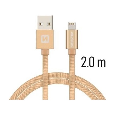 Swissten 71523304 USB / Lightning, 2m, zlatý