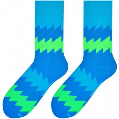 Ponožky ZIGZAG modrá