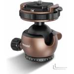 NEEWER Tripod Head Ball Head Tripod Mount Adapter, flat tripod head, ball mount, quick release with 1/4 QR plate, compatible with Peak Design Capture Camera Clip, max load 10kg, GM32 - GM32/40mm