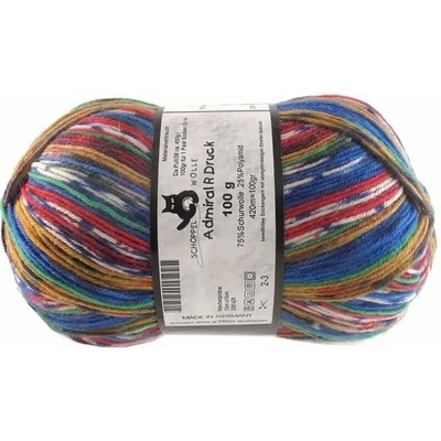 Schoppel wolle Admiral R Druck 1977 Blaues Haus