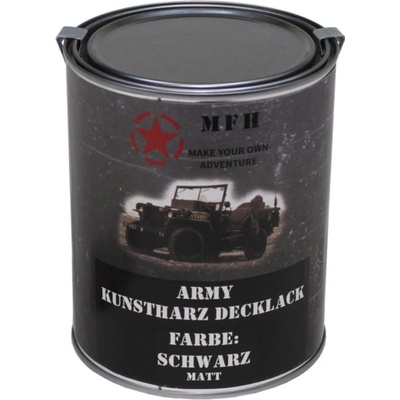 MFH army, čierna matná, 1 l