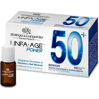Linfa Age Senior 50 čínsky ženšen taurín fosfatidylcholín arginín nukleotidy B6 B12 E 10 x 10 ml