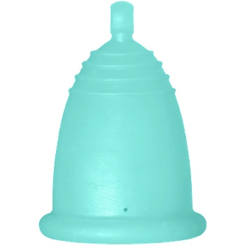 Image 1 of Me Luna Менструална чашка Me Luna размер S плюс 10 таблетки за стерилизация Класик (Classic) Топче Мента