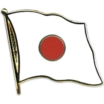 Odznak (pins) 20mm vlajka Japonsko - barevný