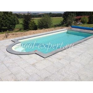 POOL EXPERT Правоъгълен басейн Styropool 600 x 300 x 150 см с римска стълба