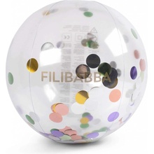 Filibabba Plážová Lopta Rainbow Confetti