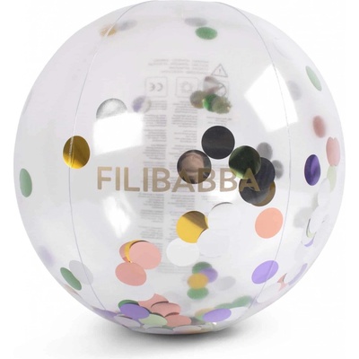 Filibabba Plážová Lopta Rainbow Confetti