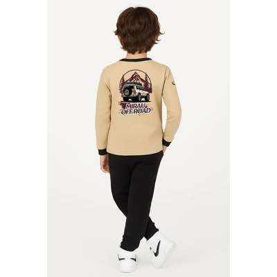 Chlapčenské tričko Off Road khaki zelená
