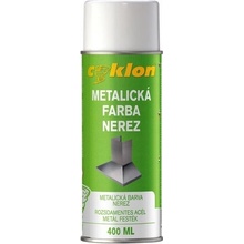 Cyklon Metalická barva - nerez, nerezová barva sprej 400ml, 1901301