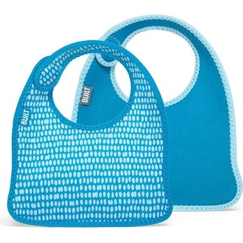 Built Лигавници за бебета Mess Mate сини точки 2 бр (BBY-MMBB-DRB)