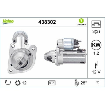 Startér VALEO 438302
