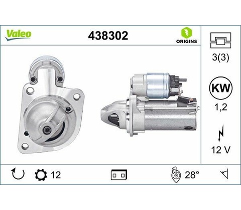 Startér VALEO 438302
