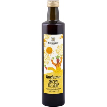 Sonnentor Kurkuma citron sirup bio 0,5 l