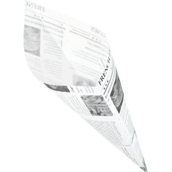 Toppapír Papírový kornout na hranolky 180 180mm
