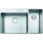 Franke Box Center - Мивка BWX 220/620-54-27/2, 86x51 см, неръждаема стомана 127.0538. 259 (127.0538.259) Мивка за вграждане