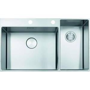 Franke Box Center - Мивка BWX 220/620-54-27/2, 86x51 см, неръждаема стомана 127.0538. 259 (127.0538.259) Мивка за вграждане