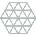 Zone Denmark Подложка за горещи съдове Triangles синьосива (330228)