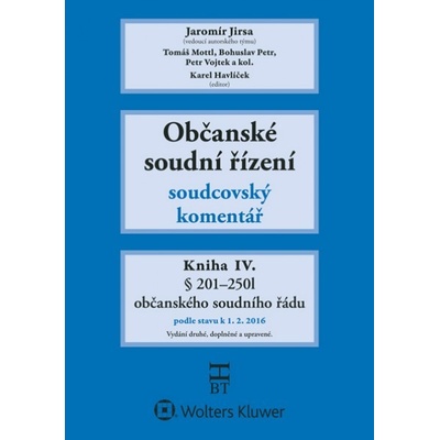 Občanské soudní řízení Kniha IV.