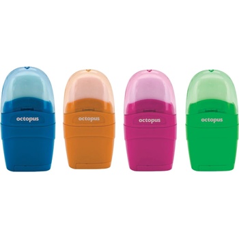 Image 1 of UNIVERZAL Острилка с гумичка Octopus Libra, асорти (31975-А)