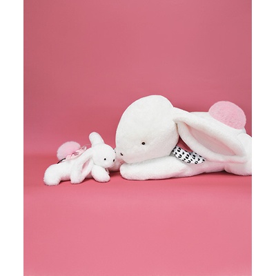 Doudou et Compagnie Paris Doudou králik s béžovým brmbolcom 80 cm