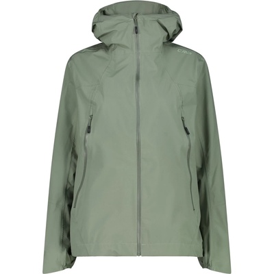 CMP Дамско водоустойчиво яке CMP Women's 2 Layer Jacket Fix Hood Waterproof jacket - Avocado - размер 40 (EU) (102-4532-0514)