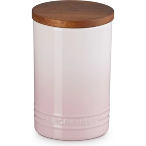 Le Creuset Кухненски буркан за съхранение SIGNATURE 770 мл, SHELL PINK, керамика с глазура, Le Creuset (LECR70819777770099)
