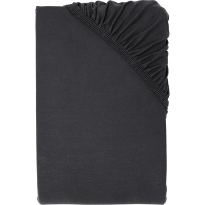 LIVARNO Žerzejové napínací prostěradlo antracitová 180–200x200 – Zboží Dáma